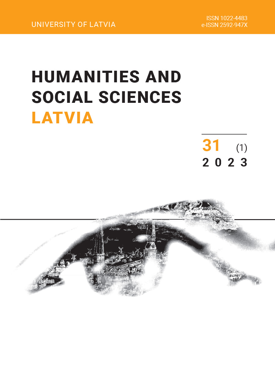 					View Vol. 31 No. 1 (2023): Humanities and Social Sciences: Latvia
				