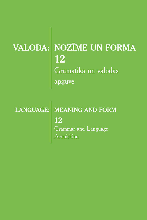 Valoda: nozīme un forma