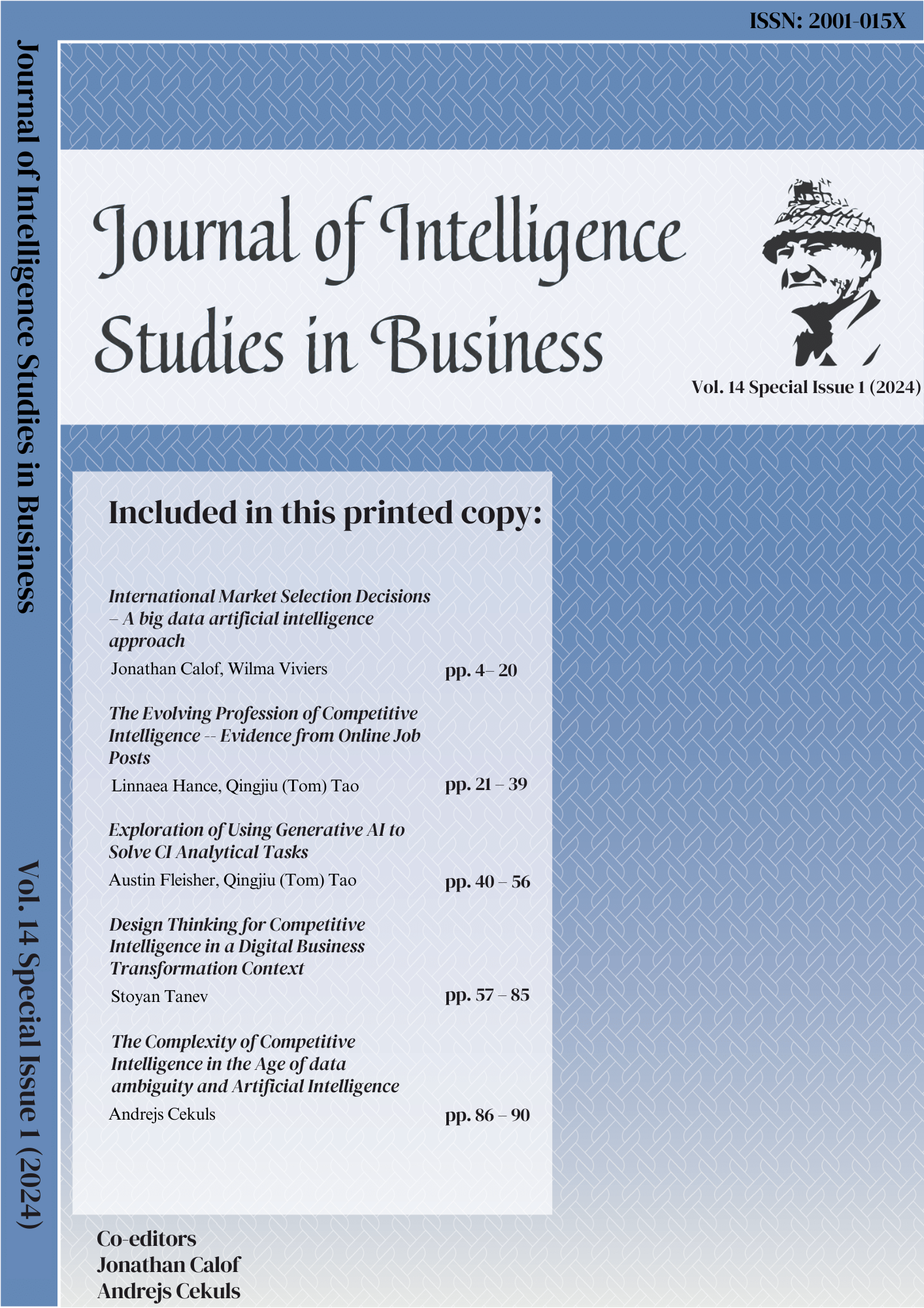 					View Vol. 14 No. Special Issue 1 (2024): Journal of Intelligence Studies in Business
				