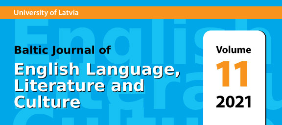 					View Vol. 11 (2021): Baltic Journal of English Language, Literature and Culture
				